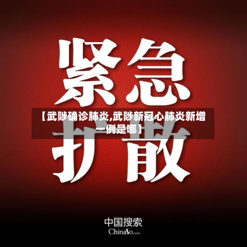 【武陟确诊肺炎,武陟新冠心肺炎新增一例是哪】