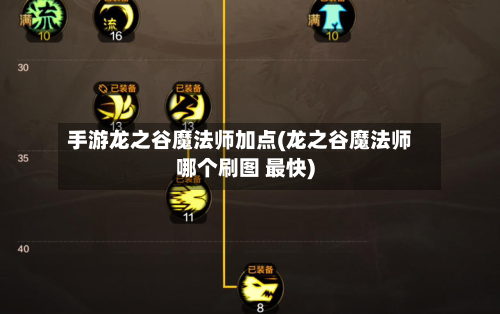 手游龙之谷魔法师加点(龙之谷魔法师哪个刷图 最快)-第2张图片