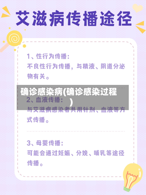 确诊感染病(确诊感染过程)