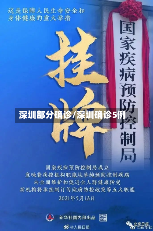 深圳部分确诊/深圳确诊5例